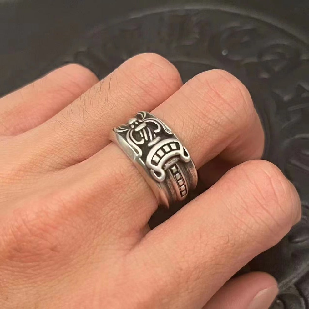 Chrome Heart Ring for Men and Women
