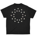 Askyurself T-shirts Paisley Loose Distressed Three-Dimensional Embossed Pattern