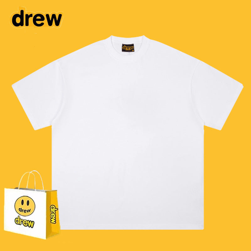 Drew T-shirts Short Sleeve round Neck T-shirt Men and Women Casual Loose