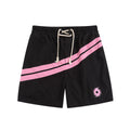 Palm Angle Shorts Palm Angels Striped Color Matching Printing Casual Beach Men and Women