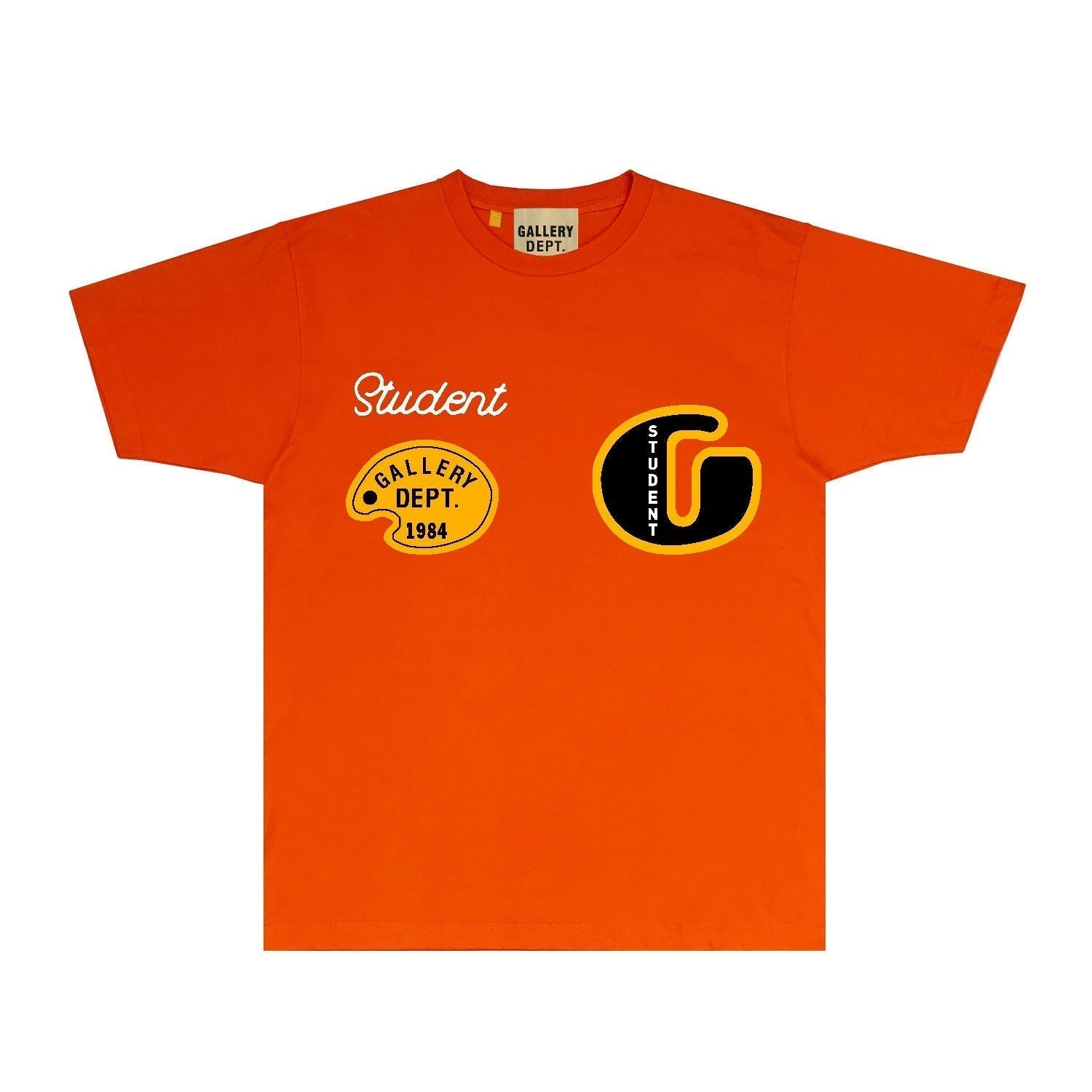 Gallery Dept T Shirt Retro Printed Loose Short-Sleeved Shirt