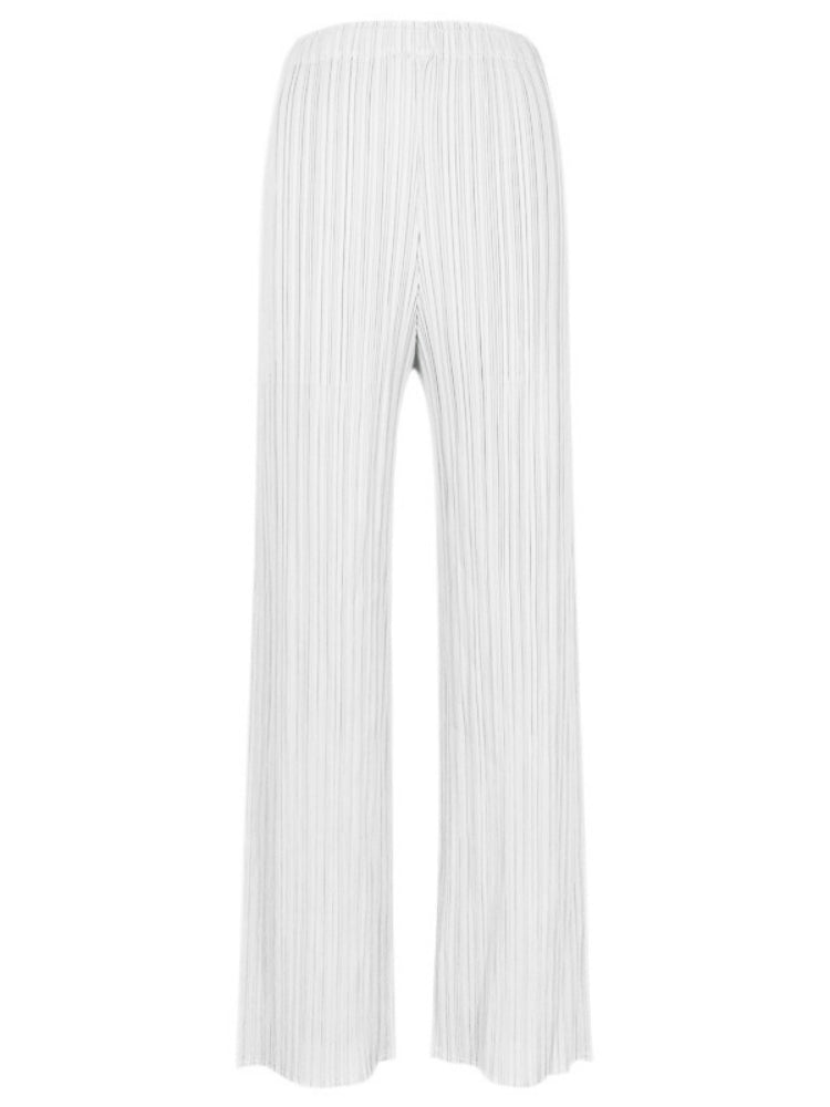 Women's Casual Wide-Leg Pleated Pants